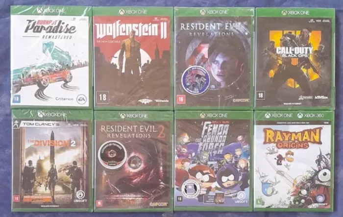 Jogos Xbox One Zerados Lacrados 70 cada