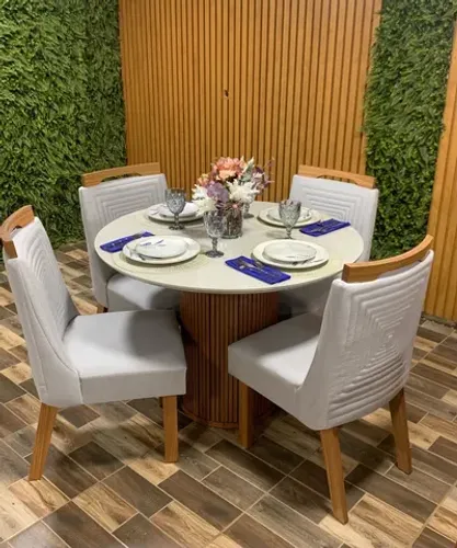Conjunto de mesa 4 lugares