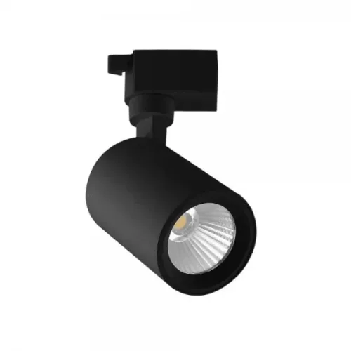 Mini Spot Led Para Trilho Eletrificado 7w 6500k Preto Bivolt