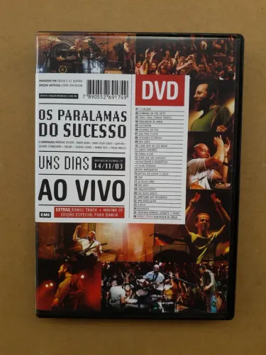 DVD Os Paralamas do Sucesso - Uns Dias Ao Vivo