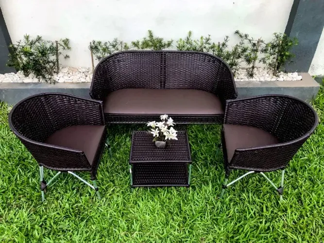 Conjunto de sofá em fibra sintética!!!