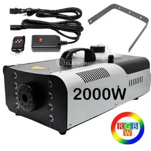 Maquina Fumaça 2000 Watts Controle Remoto Jato Muito Potente