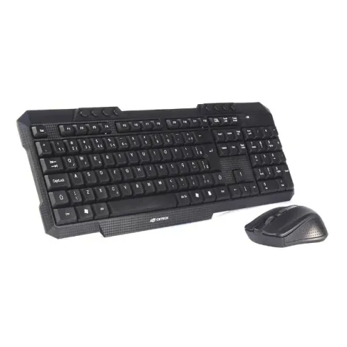 Kit Teclado e Mouse sem Fio C3tech K-W10BK 2.4GHZ 10M - WZetta