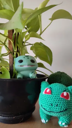 Crochê Pokémon Bulbasaur