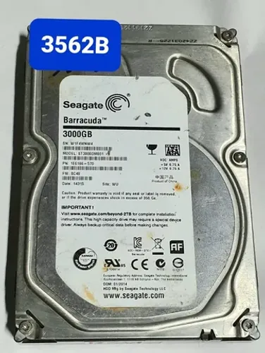 Placa Logica 3 Tb St3000dm001 - Fw: Sc48 - Cod: 3562b