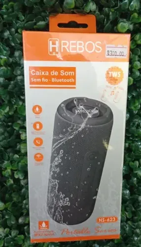 caixa de som bluetooth  hrebos hs 623 a 