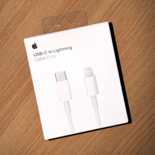 Carregador de iPhone Cabo USB-C para Lightning Apple 1m - Delivery 24 horas