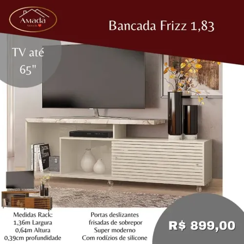 Bancada Frizz 1,83, entrega em 3 dias