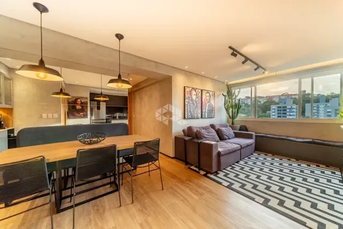 Apartamento duplex mobiliado e decorado em andar alto no Teresópolis.
