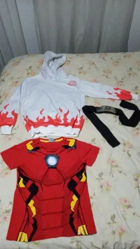 Roupas infantis de heróis (menino 8 a 12 anos)