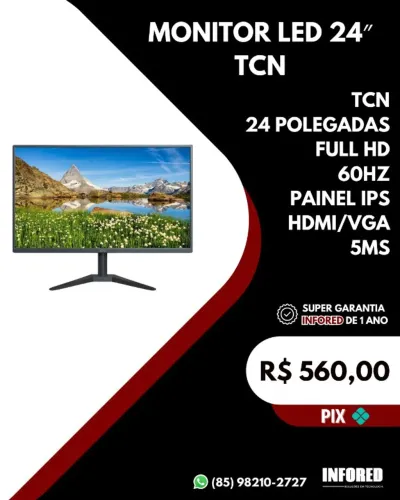 Monitor LED 24 polegadas HDMI