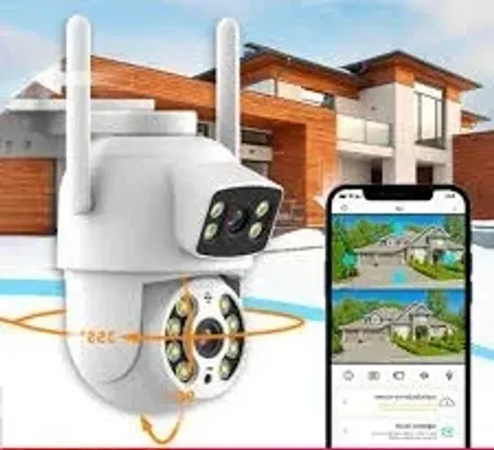 Câmera filmadora De Segurança com Lente visor Duplo vigilância digital
