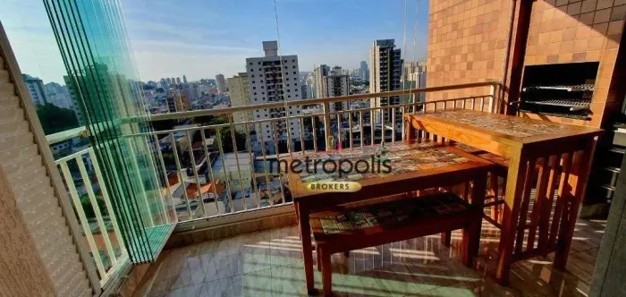 Apartamento com 2 dormitórios à venda, 72 m² por R$ 749.000,00 - Vila Valparaíso - Santo A