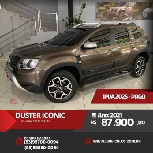 Renault Duster Iconic 1.6 16V Flex AUT 2021