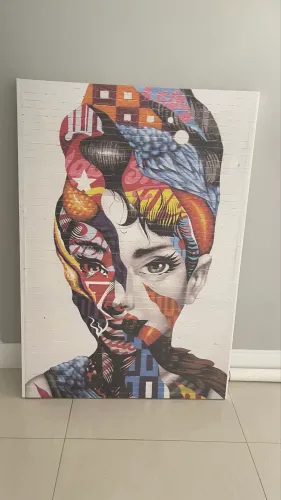 Vendo linda tela Tristan Eaton, 'Audrey of Mulberry', 2019