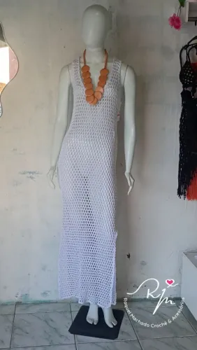 Saída/ vestido crochê praia Promoção!