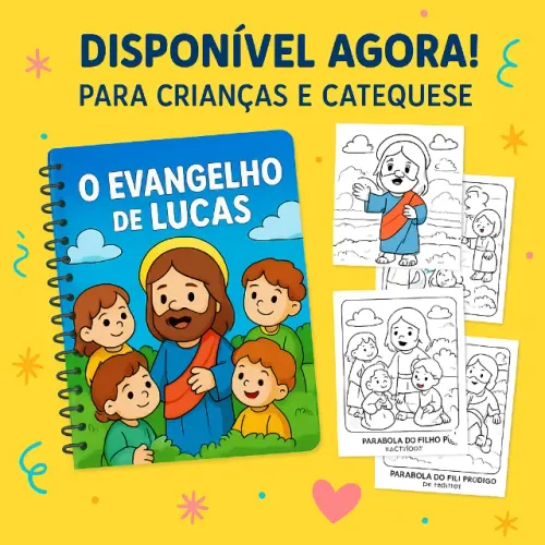Livro de Colorir - O Evangelho de Lucas