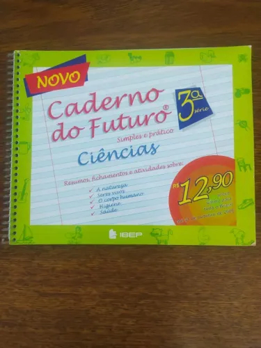 Livro Caderno Do Futuro Ciências 3 Série
