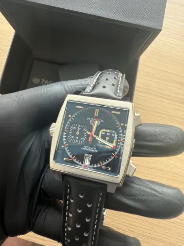 Relógio Masculino Tag Heuer Monaco 39mm - Cristal Safira - Quatzo 