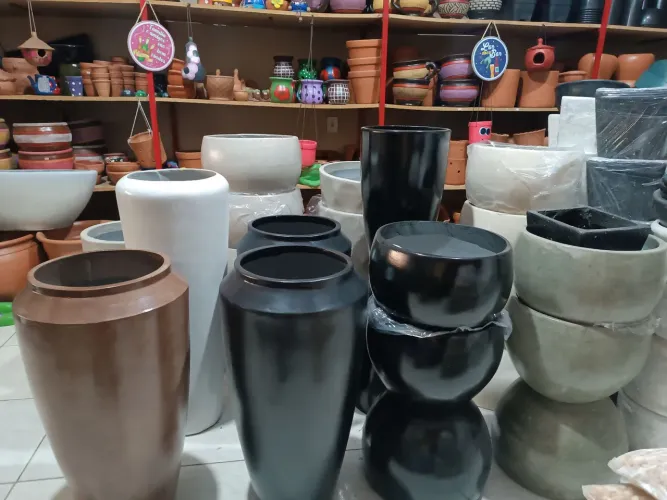 Vasos de Planta de Diversos Modelos e Cores