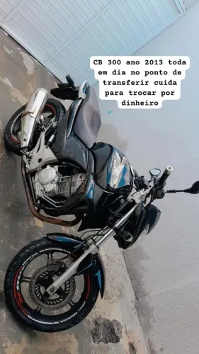 Cb 300 2013 toda em dias no ponto de transferência 