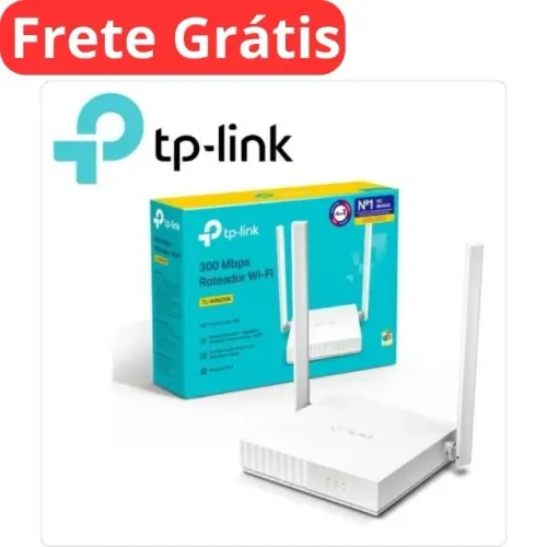 Roteador TP-Link TL-WR829N 300Mbps 2 Antenas - 3 Portas