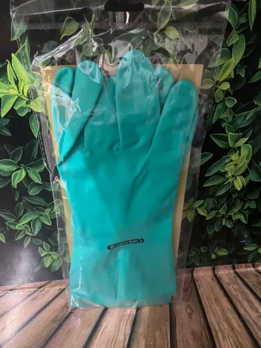 Luvas de Proteção de Látex Verde