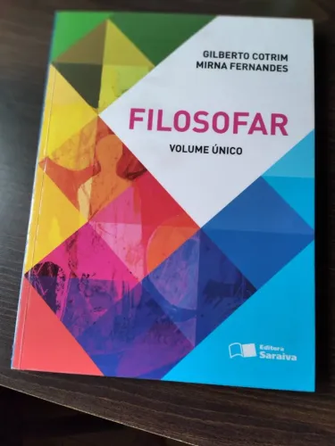 Livro Filosofia - Filosofar ISBN-978- *5