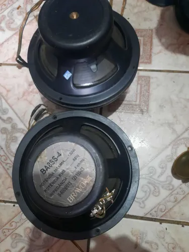 Par de auto falante bravox 8 polegadas 