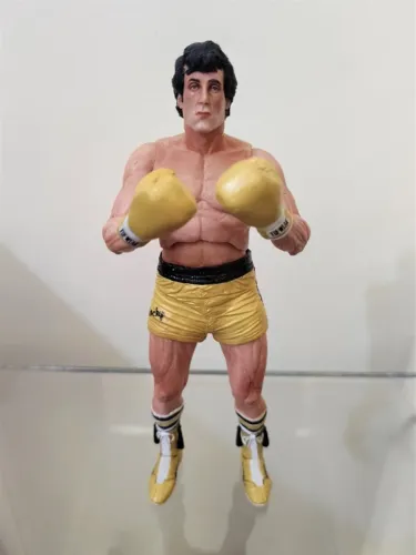 Action Figure Rocky Balboa Rocky 3 Articulado - Neca