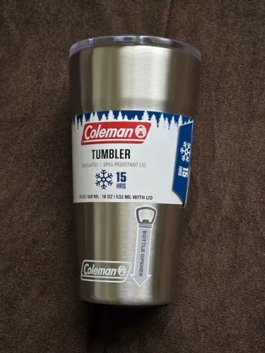 Copo térmico Coleman novo com tampa