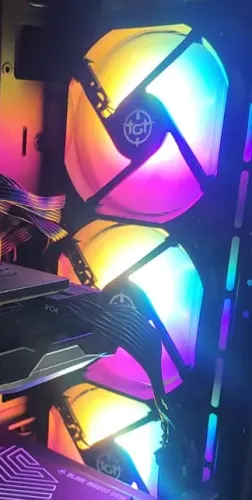 Kit 3 Ventoinhas TGT Striker Rainbow - NOVO