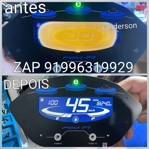 Consertos de painel DIGITAIS de motos 