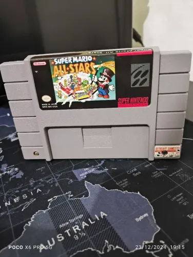 Mario allstar reprô em placa nova 