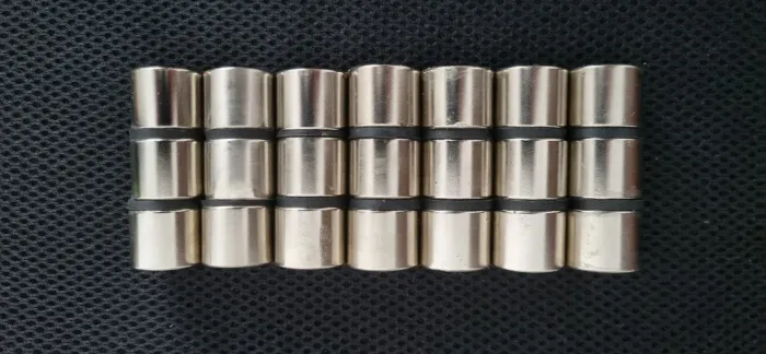 21 Imãs de Neodímio, Super Fortes, Cilíndricos 25 mm x 20 mm - N50