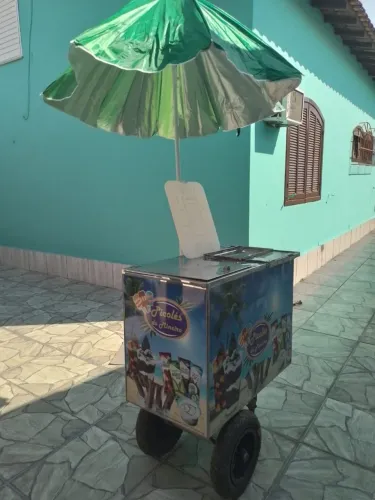 Carrinho de Picolé/açaí/sorvete/entre outros completo