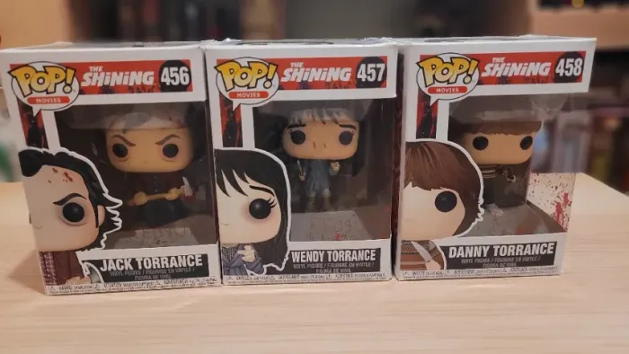 Funko Pop - The Shinning - Jack Torrance 456, Wendy Torrance 457 e Danny Torrance 458