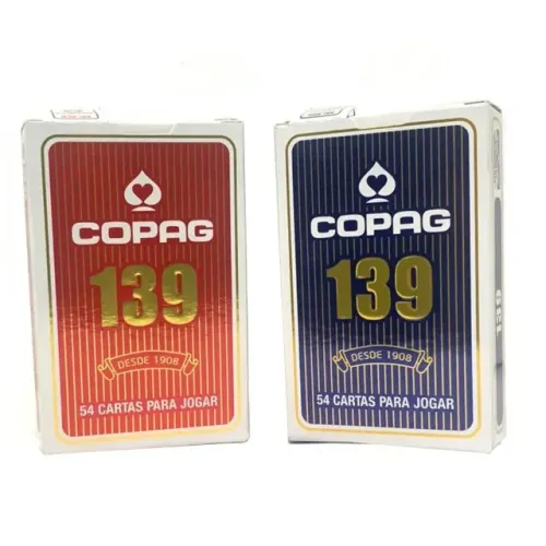 Promoção Kit 2 Jogo Baralho Profissional Copag 139 Original 54 Cartas