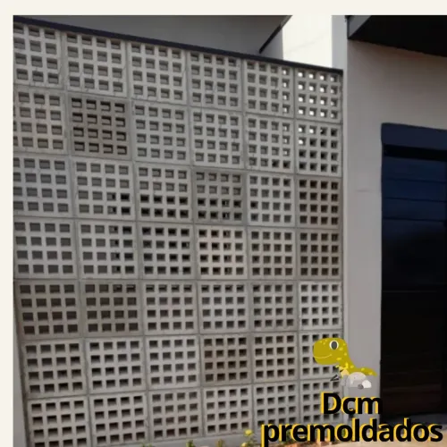 Cobogó antichuva elementos vazados de concreto para decoração e divisão