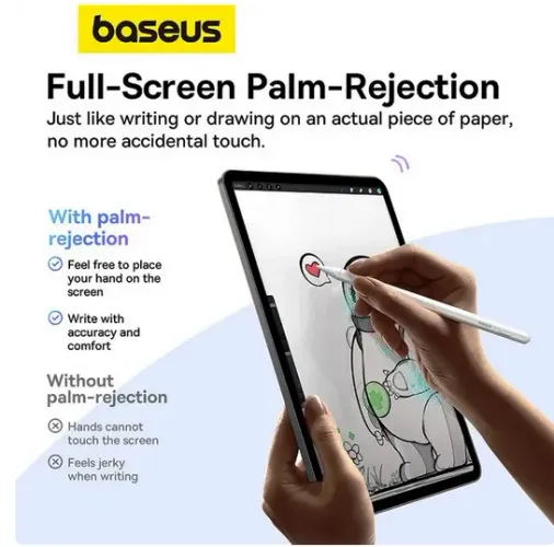 Caneta stylus Baseus Series 2 para Apple Rejeição de palma