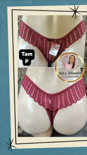 Calcinha Renda Tanga Fio Beijoca 