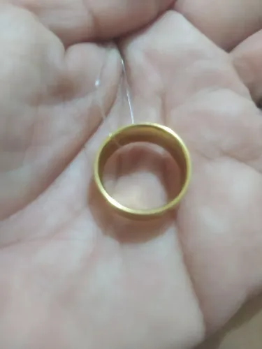 Aliança- Moeda Antiga* Tamanho 14* última peça