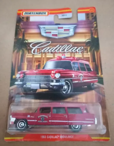Miniatura Matchbox 1963 Cadillac Ambulance