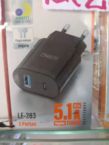 Carregador Veicular USB/USB-C 20W Rápido