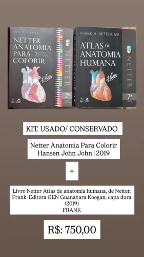 Livros Netter Anatomia