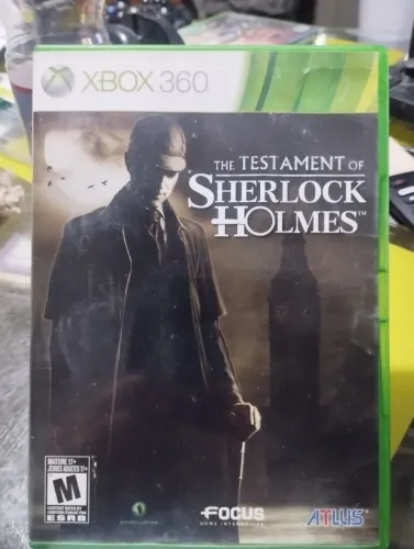 The testament of Sherlock Holmes Xbox 360 mídia física original 