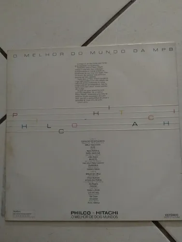 Disco de Vinil - O Melhor do Mundo da MPB - Philco-Hitachi