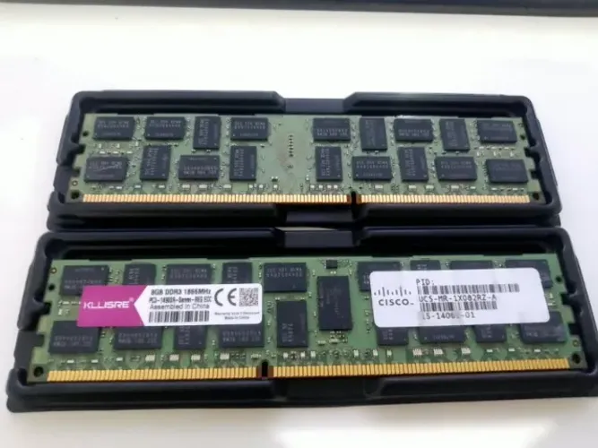 Memória RAM Kllisre 16GB(2x8GB) DDR3 1866Mhz ECC REG (Servidor / Xeon)