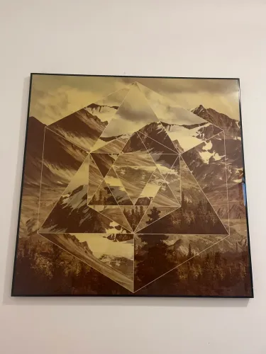 Quadro imagem geométrica ETNA