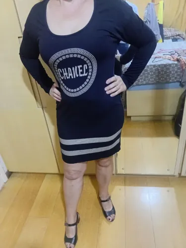 Lindíssimo Vestido Preto de Malha